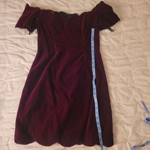 Vintage 90s Rampage Off-the-Shoulder Party Dress